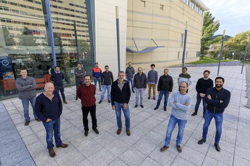 Members of the electronic department, photo credit: Camille Moirenc